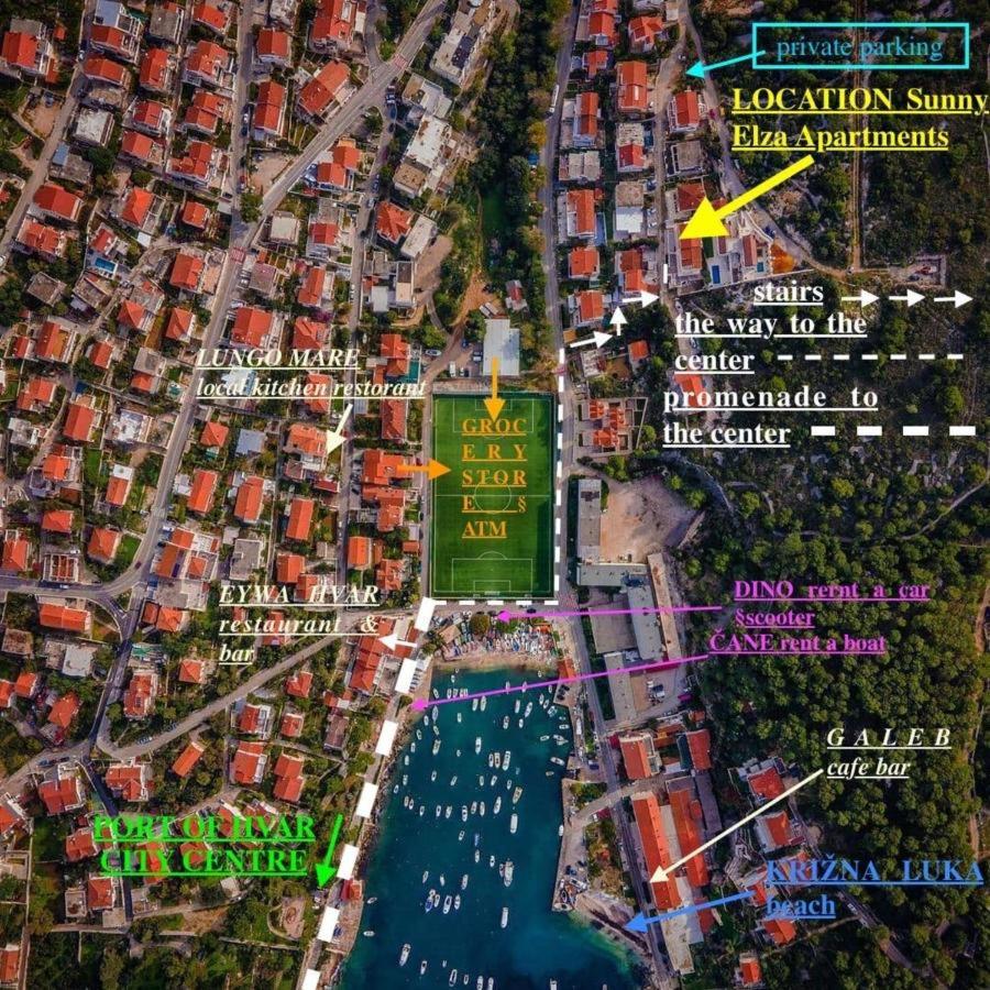 Apartment Sunny Elza 2 Хвар Екстер'єр фото